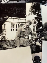 Stort lot samhørende frikorps Danmark fotos - ældre genoptryk