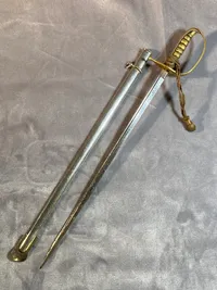 Original brevåbner i form af sabel, givet fra fabrikken til officerer der kunne tage beslutning om indkøb