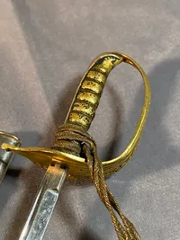 Original brevåbner i form af sabel, givet fra fabrikken til officerer der kunne tage beslutning om indkøb