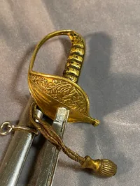 Original brevåbner i form af sabel, givet fra fabrikken til officerer der kunne tage beslutning om indkøb