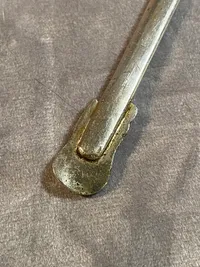 Original brevåbner i form af sabel, givet fra fabrikken til officerer der kunne tage beslutning om indkøb