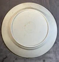 Original håndmalet platte fra genforeningen i 1920 (Kliplev)