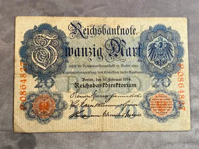 Original Tysk pengeseddel