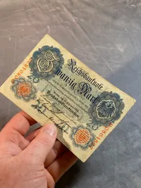 Original Tysk pengeseddel