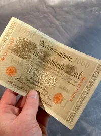 Original Tysk pengeseddel