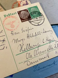 Sjældent lot feltpost afsendt til dansk grevinde (Laurfeldt-Ahlenvig)