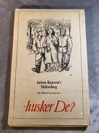 Sjælden original skitsebog med tegninger fra besættelsen 1940-1945