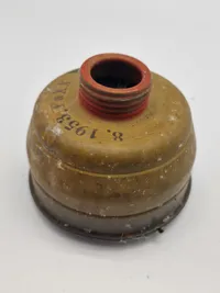 Diverse gasmaske filtre WW2