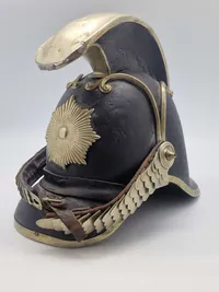 Original dansk model 1854 dragonhjelm