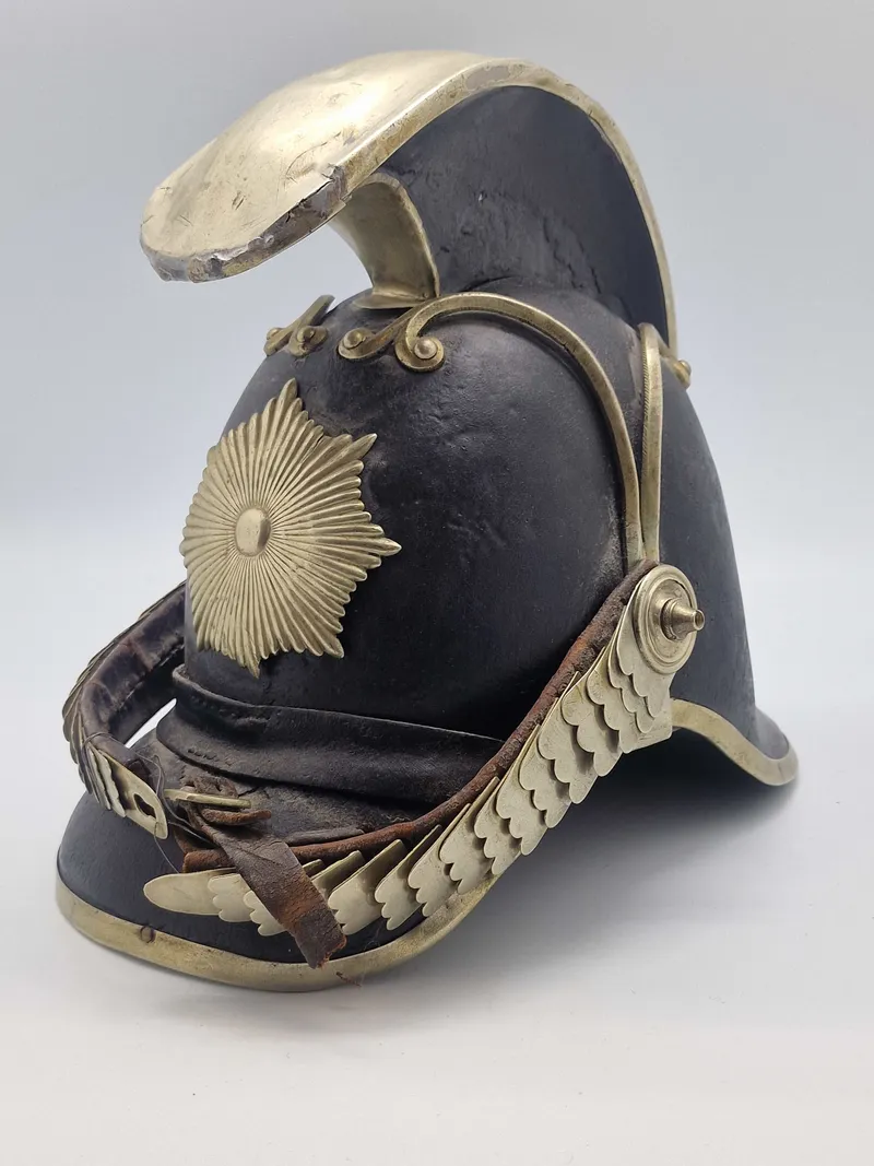 Original dansk model 1854 dragonhjelm