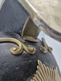 Original dansk model 1854 dragonhjelm