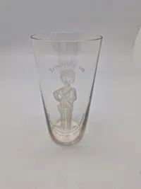 Sjældent originalt dansk Garderglas 1658-1908 (Fyns glasværk) fejlfrit