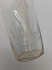 Sjældent originalt dansk Garderglas 1658-1908 (Fyns glasværk) fejlfrit