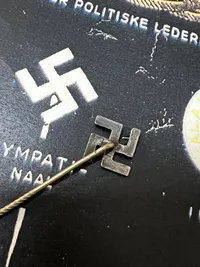 Original dansk nazi sympatisør pin