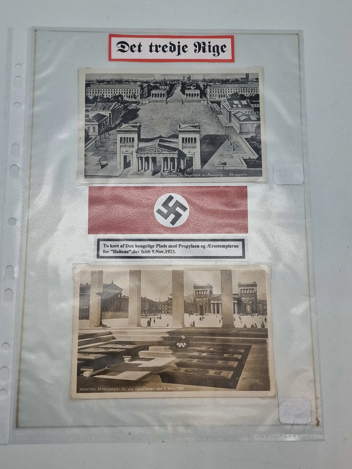 To stk originale tyske ww2 postkort