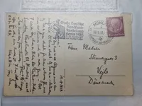 To stk originale tyske ww2 postkort