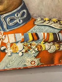Originalt puslespil med motiv af Kong Christian X fra WWII
