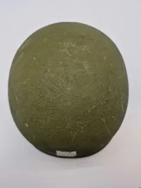 Original amerikansk hjelmskal - ww2 - med Frontseam og Fixed D ball original ?? (maling Postwar)