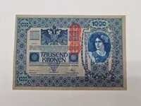 Original pengeseddel i super stand