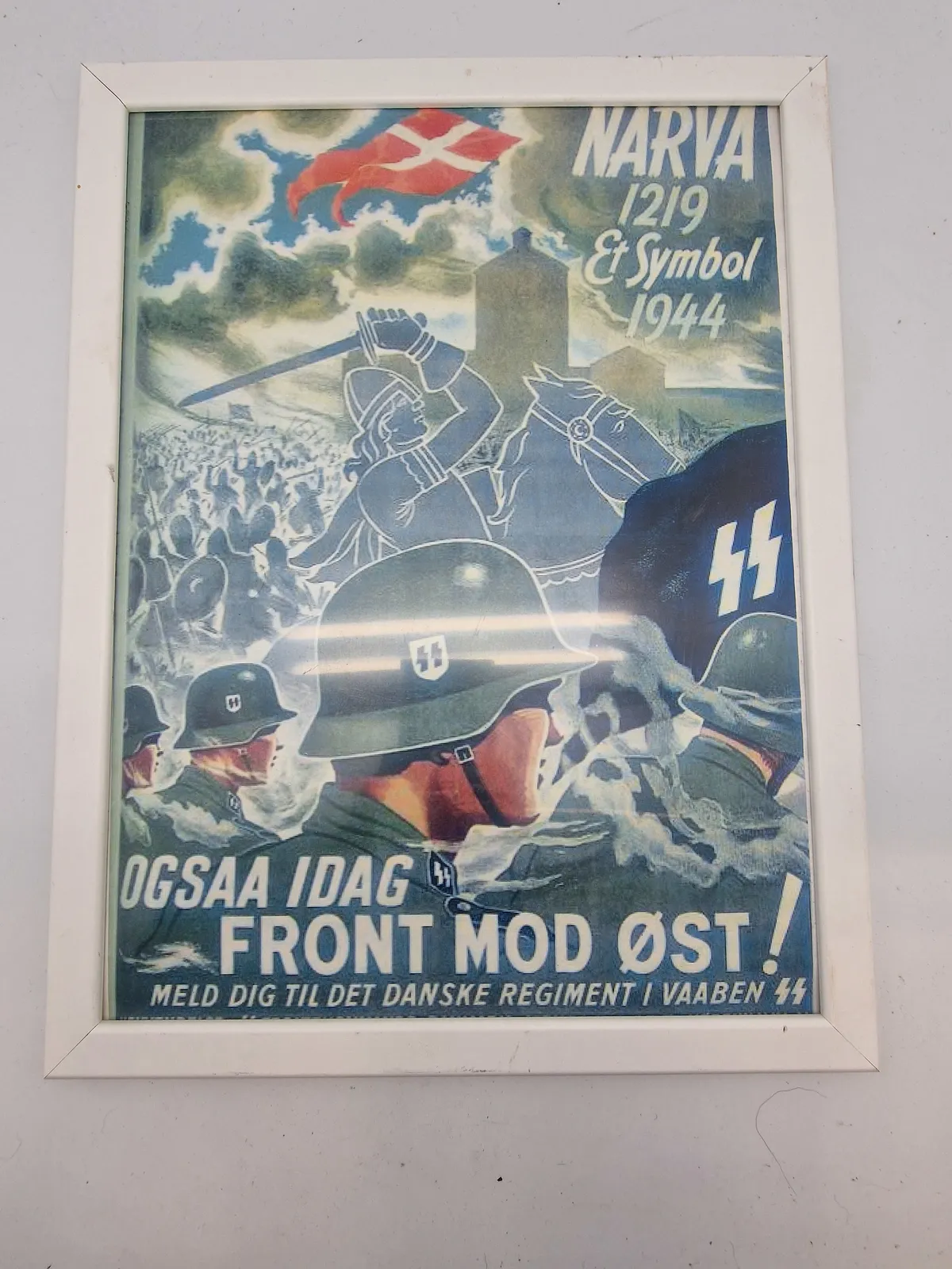 Dansk Waffen SS hverveplakat - Postwar