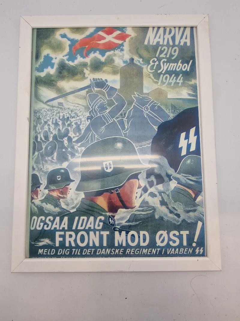 Dansk Waffen SS hverveplakat - Postwar