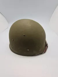 Amerikansk airborne hjelm - hjelmen er original, men ej ww2 - mærker ligeledes Postwar