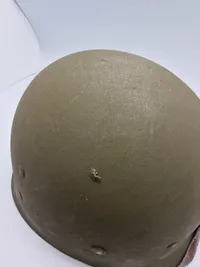 Amerikansk airborne hjelm - hjelmen er original, men ej ww2 - mærker ligeledes Postwar