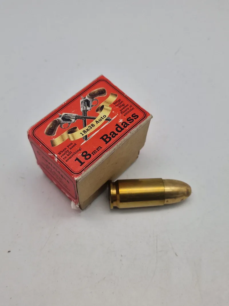 18 mm badass patroner (repro)