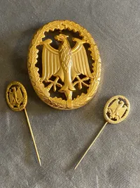 Lot originalt tysk Bundeswehr