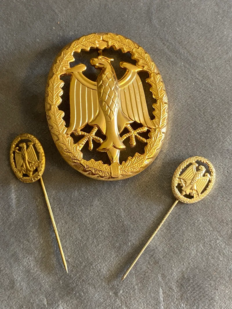 Lot originalt tysk Bundeswehr