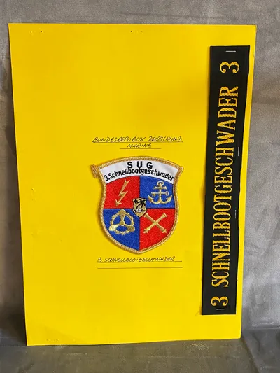 Original Bundeswehr marine patch og stribe