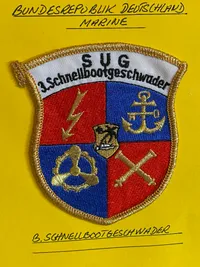 Original Bundeswehr marine patch og stribe