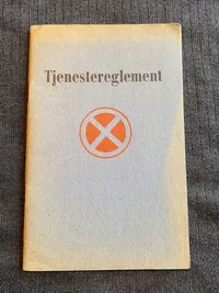 Sjældent originalt NSU (National Socialistisk Ungdom) Tjenestereglement