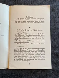 Sjældent originalt NSU (National Socialistisk Ungdom) Tjenestereglement