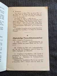 Sjældent originalt NSU (National Socialistisk Ungdom) Tjenestereglement