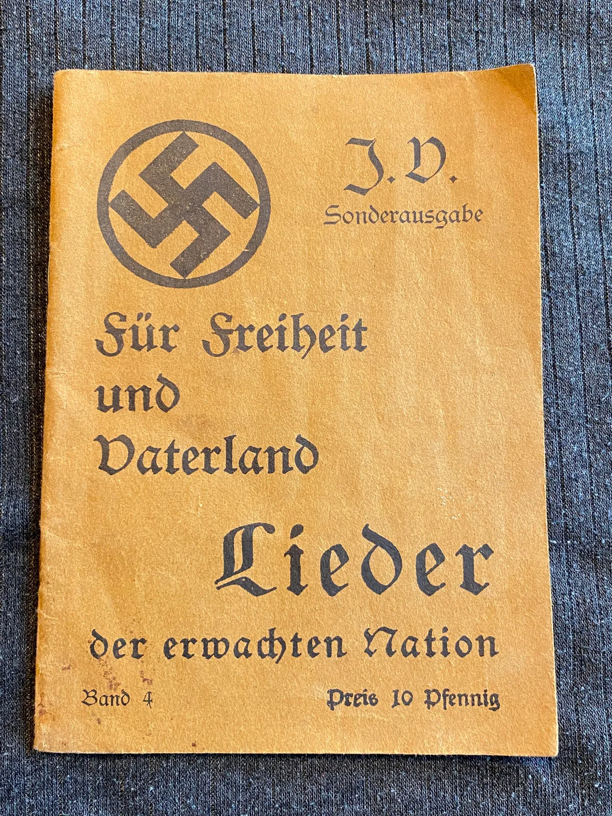 Original tysk sangbog - ww2  (Fúr Freiheit und Vaterland)
