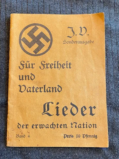 Original tysk sangbog - ww2  (Fúr Freiheit und Vaterland)