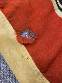 Originalt stort tysk Kriegsmarine flag , ubådsstørrelsen, godt stemplet