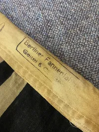 Originalt stort tysk Kriegsmarine flag , ubådsstørrelsen, godt stemplet