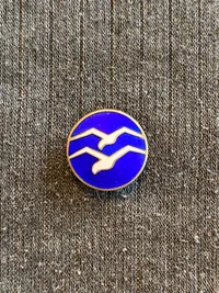 Original German WW2 Air Sports Association DLV Gliding Proficiency Badge af sølv