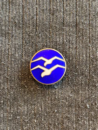 Original German WW2 Air Sports Association DLV Gliding Proficiency Badge af sølv