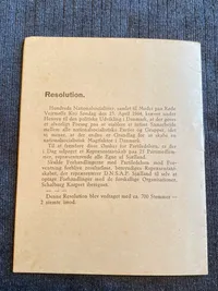 Sjælden dansk original DNSAP tale af Ejnar Jørgensen
