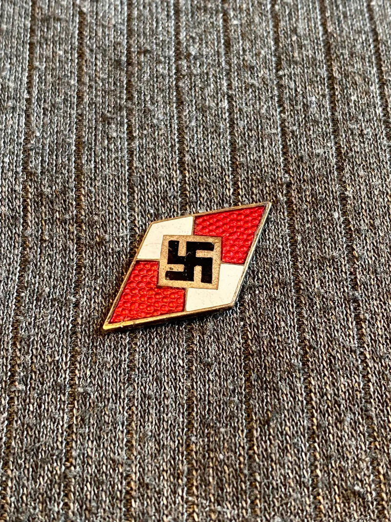 Original HitlerJugend diamant til knivskæftet