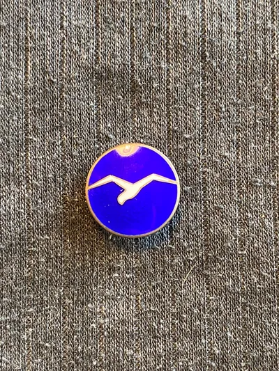 Original German WW2 Air Sports Association DLV Gliding Proficiency Badge af sølv