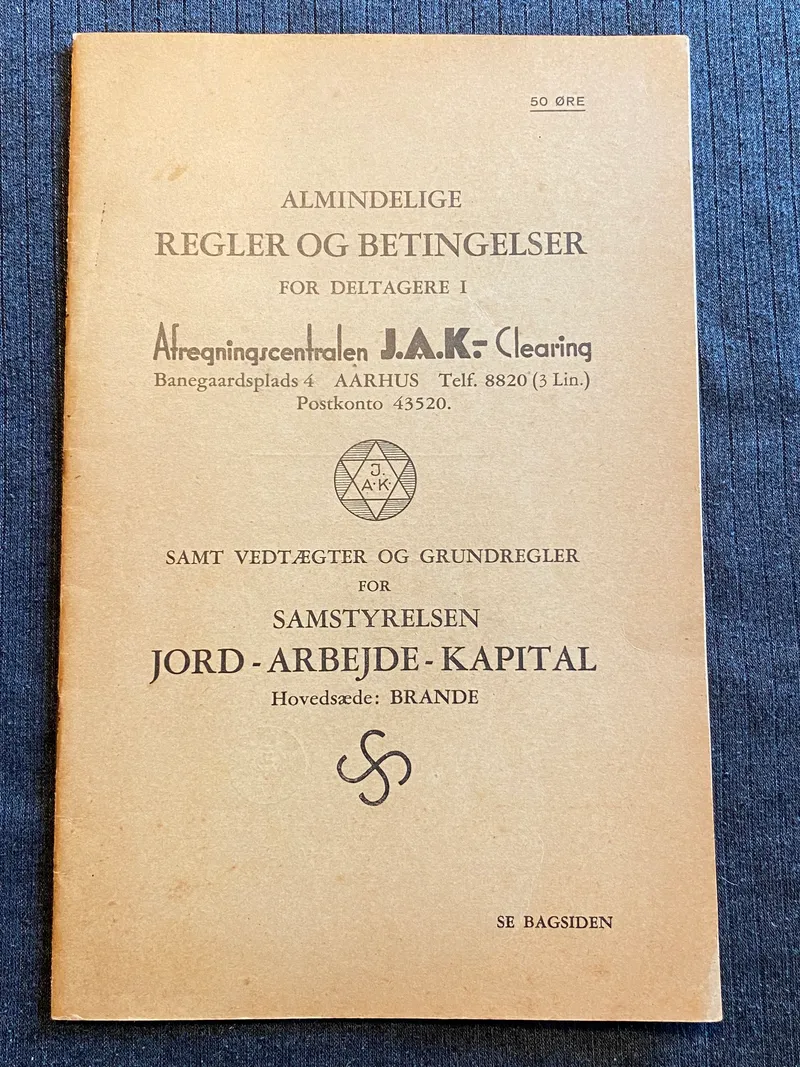 Originalt dansk nazistisk hæfte - ww2