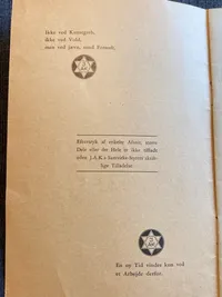 Originalt dansk nazistisk hæfte - ww2