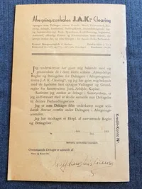 Originalt dansk nazistisk hæfte - ww2