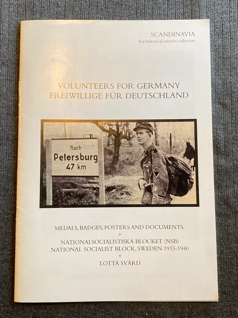 Sjældent hæfte Volunteers of Germany - masser af info om Frikorps Danmark