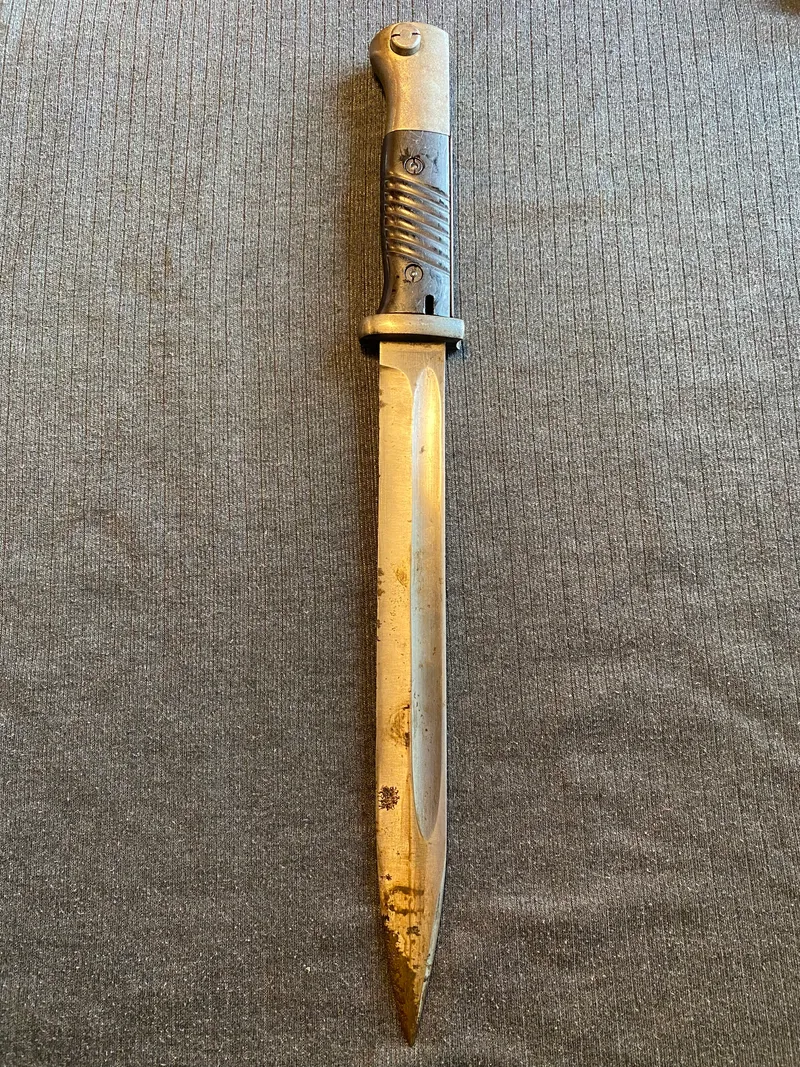 Original tysk politi K98 bajonet