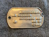 Originalt US dogtag